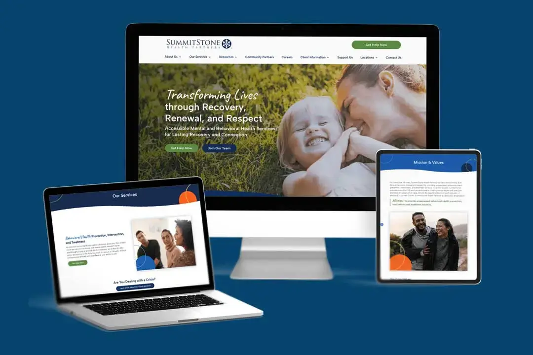 Brand Story, Brand Audit and Website Redesign for SummitStone Health Partners