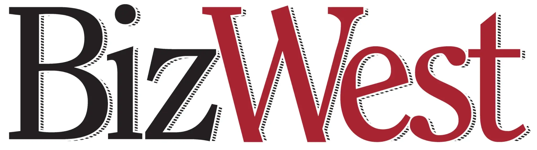 BizWest_logo-2.png The image shows the BizWest logo, with "Biz" in bold black text and "West" in bold red text, both in a serif font with a dashed border effect.