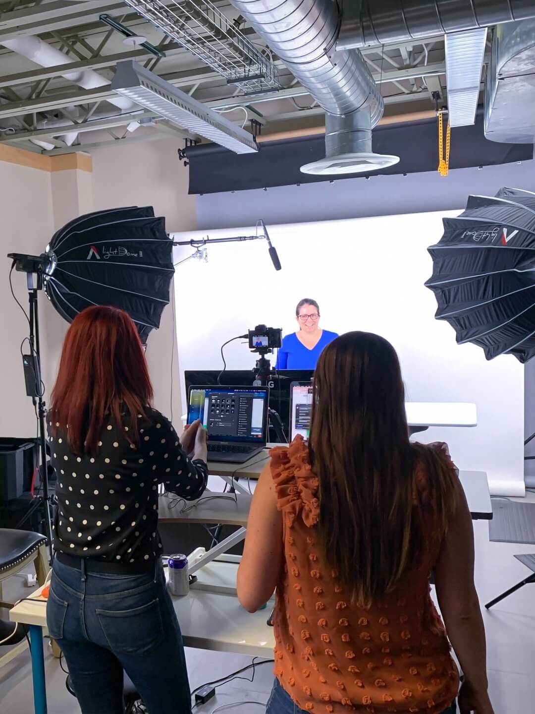 Finished photo and video assets from an OTM shoot